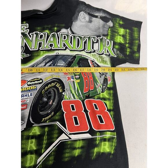 VTG DALE EARNHARDT JR DIET MTN DEW & NATIONAL GUARD Double Sided All Over Print - Picture 5 of 7